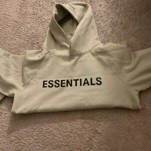 Essentials Light Tan Hoodie Sweater